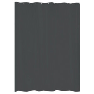 Rideau de douche "Color" carbone 180 x 200 cm