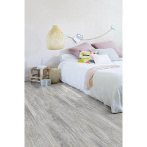 Lame vinyle bois blanchi Senso Rustic : 15,2 x 91,4 cm