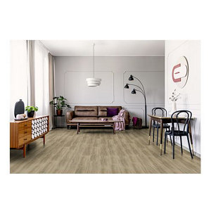 Sol PVC, lames à clipser GITA 229x12,5 cm épaisseur 5,7 mm couleur naturelle