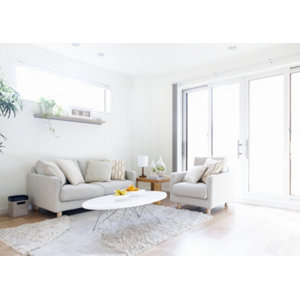 Peinture monocouche blanche murs plafonds boiseries aspect mat 2.5 L