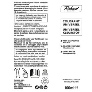 Colorant rouge vif tube 100 ml