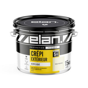 Crépi extérieur acrylique ton pierre 15 Kg