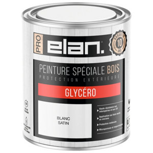 Peinture extérieur bois satin 0,75 L blanc