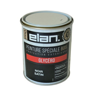 Peinture extérieur bois satin 0,75 L noir