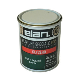 Peinture extérieur bois satin 0,75 L vert foncé