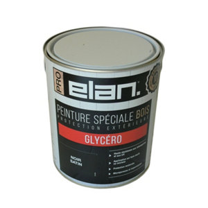 Peinture extérieur bois satin 2,5 L noir