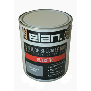Peinture extérieur bois satin 2,5 L gris acier