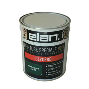 Peinture extérieur bois satin 2,5 L vert foncé