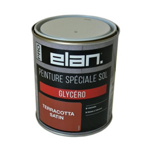 Peinture extérieur sol satin 0,75 L rouge terracotta
