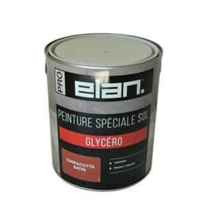 Peinture extérieur sol satin 2,5 L rouge terracotta