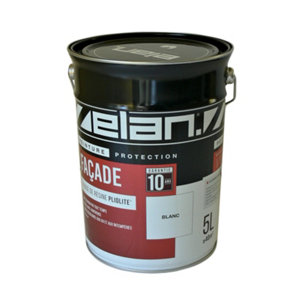 Peinture extérieure façade mat pliolite 5 L blanc