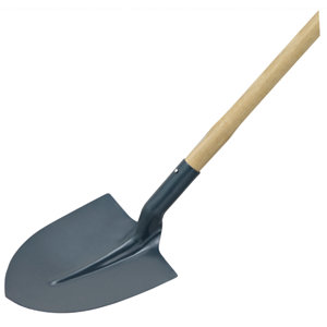 Pelle ronde avec manche en bois 29 cm