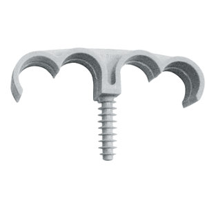 15 attaches Fix Ring à frapper - Ø 20 en nylon et polyamide