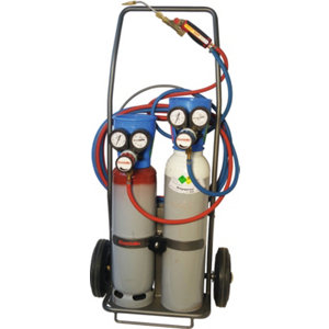 Chariot gaz oxygène acétylene