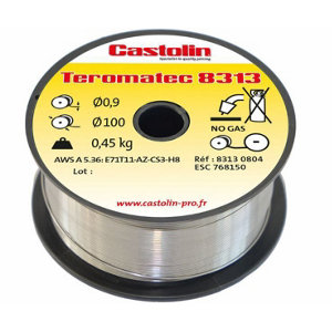 Bobine de fil fourré sans gaz diamètre Ø 0,9 mm - 0,45 kg