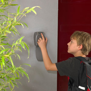 Coffre à clefs sécurisé avec fixation murale