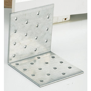 Équerre simple - 80x80x80 mm Ép. 2,5 mm