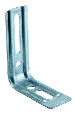 Équerre Nervurée Droite 100x70x30 Mm Ép. 1,5 Mm