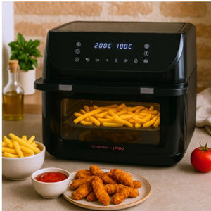 Airfryer 10L LIVOO avec cuve ajustable et écran tactile digital 2400 W