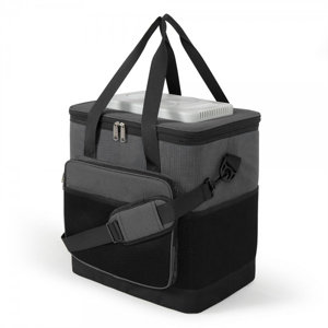Glacière électrique souple 24 L gris 12 V allume-cigare
