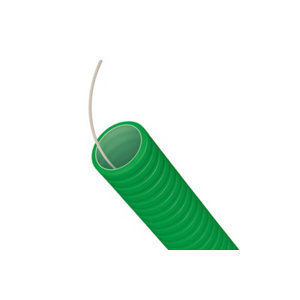 Gaine TPC annelée D. 40 - 25 ML vert protection réseaux souterrains