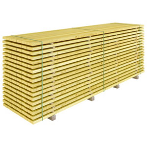 Demi chevron traité 4M. - 38 X 63 MM