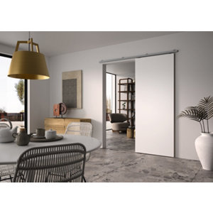 Ensemble porte intérieure coulissante + rail