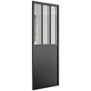 Porte atelier bois MDF noir 83 cm "Optimum"