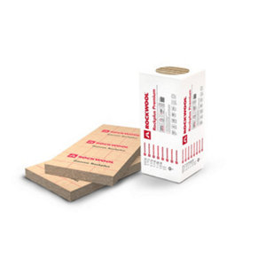 Lot de 3 panneaux en laine de roche 120 mm ROCKPLUS PREMIUM - 135 cm x 60 cm