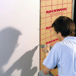 Panneau laine de roche revêtue kraft "Rockmur" - L.135 x l.60 x Ép. 45 mm