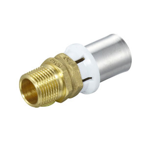 Raccord à sertir droit mâle Ø 16 mm 12x17 mm