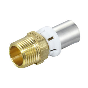 Raccord à sertir droit mâle Ø 16 mm 15x21 mm