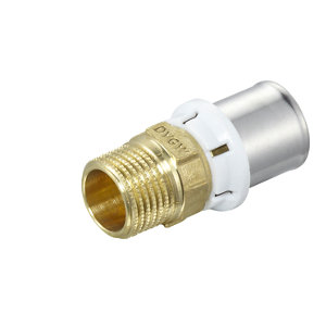 Raccord à sertir droit mâle Ø 20 mm 15x21 mm