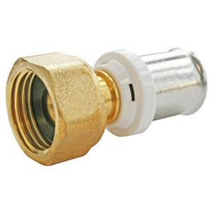 Raccord à sertir droit femelle Ø 16 mm 15x21 mm