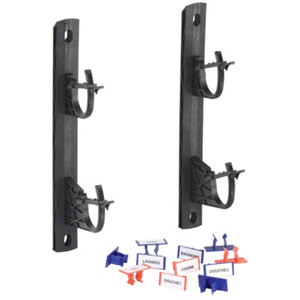 Support de nourrice universel avec support et clips de repérage rouge et bleu