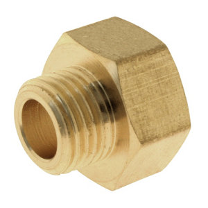 Réduction laiton Femelle 12/17 (3/8") - Mâle 8/13 (1/4")