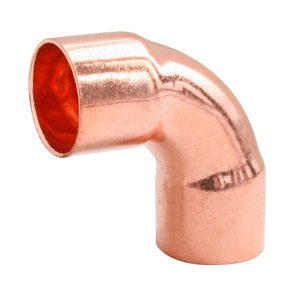 Lot de 2 coudes grand rayon à souder embouts Femelles angle 90° pour tube cuivre Ø16