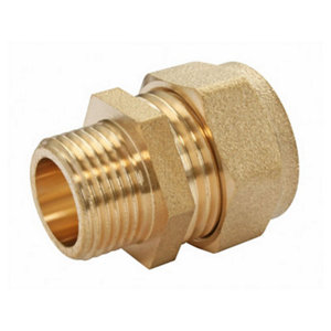 Raccord Mâle bicône pour tube cuivre Ø14 - Mâle 20/27 (3/4")
