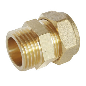 Raccord Mâle bicône pour tube cuivre Ø14 - Mâle 12/17 (3/8")