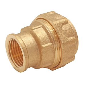 Raccord laiton droit pour PE Ø25 - Femelle 15/21 (1/2")