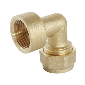Coude femelle PER à compression Ø16 - Femelle 15/21 (1/2")