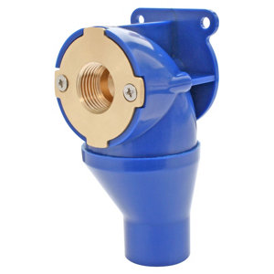 Sortie de Cloison avec raccord à compression pour tube PER Ø12 - Sortie Femelle 15/21 (1/2'')