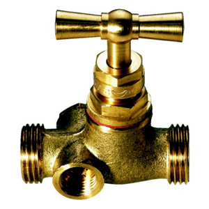 Robinet d'arrêt à potence pour purge 20x27 mm