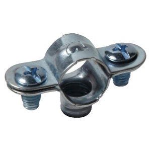 10 colliers doubles de fixation - Ø 12 mm