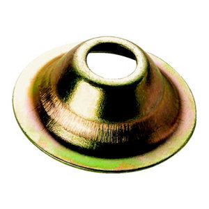 Rosace conique en acier 19x38 mm, lot de 25 pièces