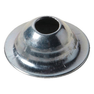 Rosace conique en acier zingué 9x28 mm, lot de 25 pièces