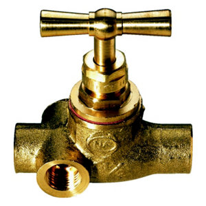 Robinet d'arrêt à souder pour purge Ø 16 mm