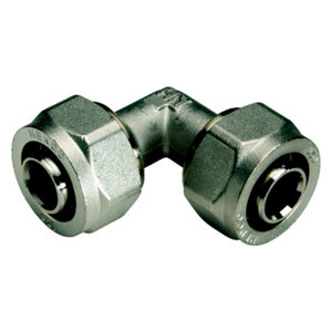 Coude à compression pour tube multicouche - 26 x 3 mm