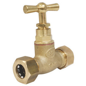 Robinet d'arrêt avec jonction instantanée, embout mâle/mâle Ø 14 mm