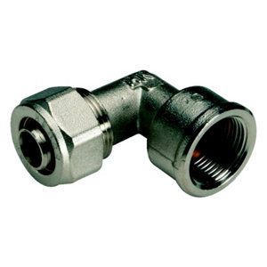 Coude femelle à compression Ø 20 mm filetage 20x27 mm